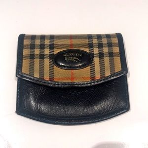 Burberry vintage coin purse